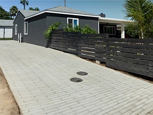 Narrow Modular Pavers 112